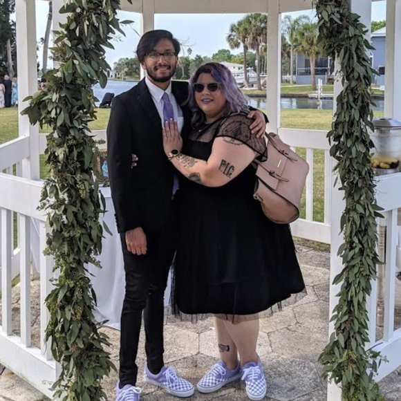 Torrid Black Polka Dot Lace Dress - Picture 5 of 8